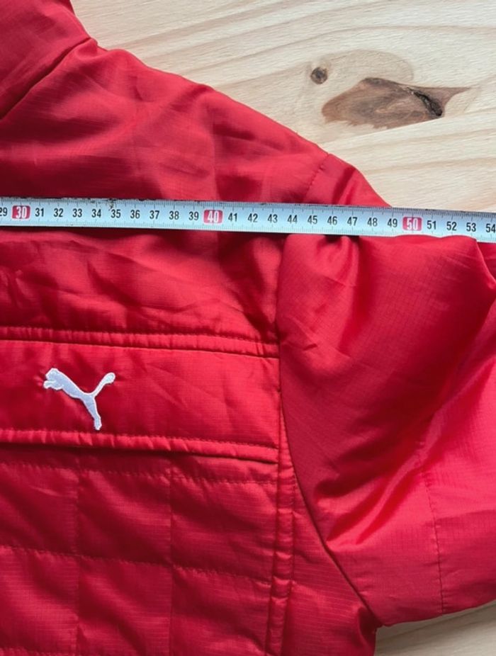 Magnifique doudoune Puma vintage taille L (unisexe ) couleur rouge. - photo numéro 7