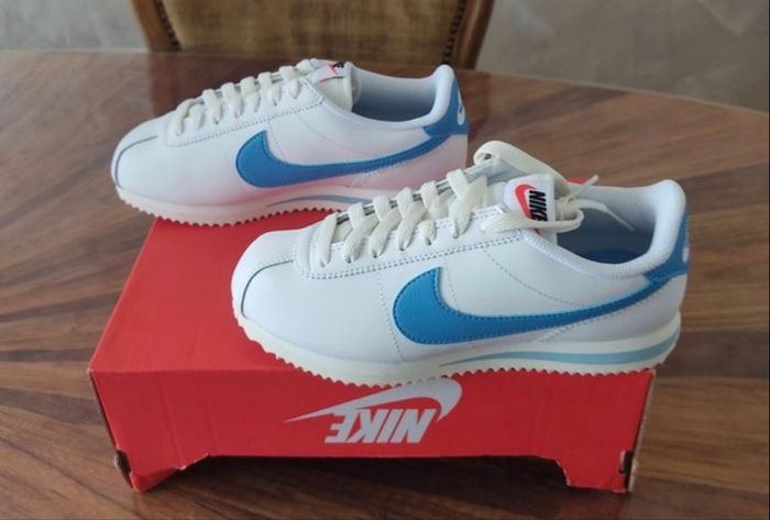 Basket Nike sportswear Cortez  W White cuir  36 - photo numéro 2