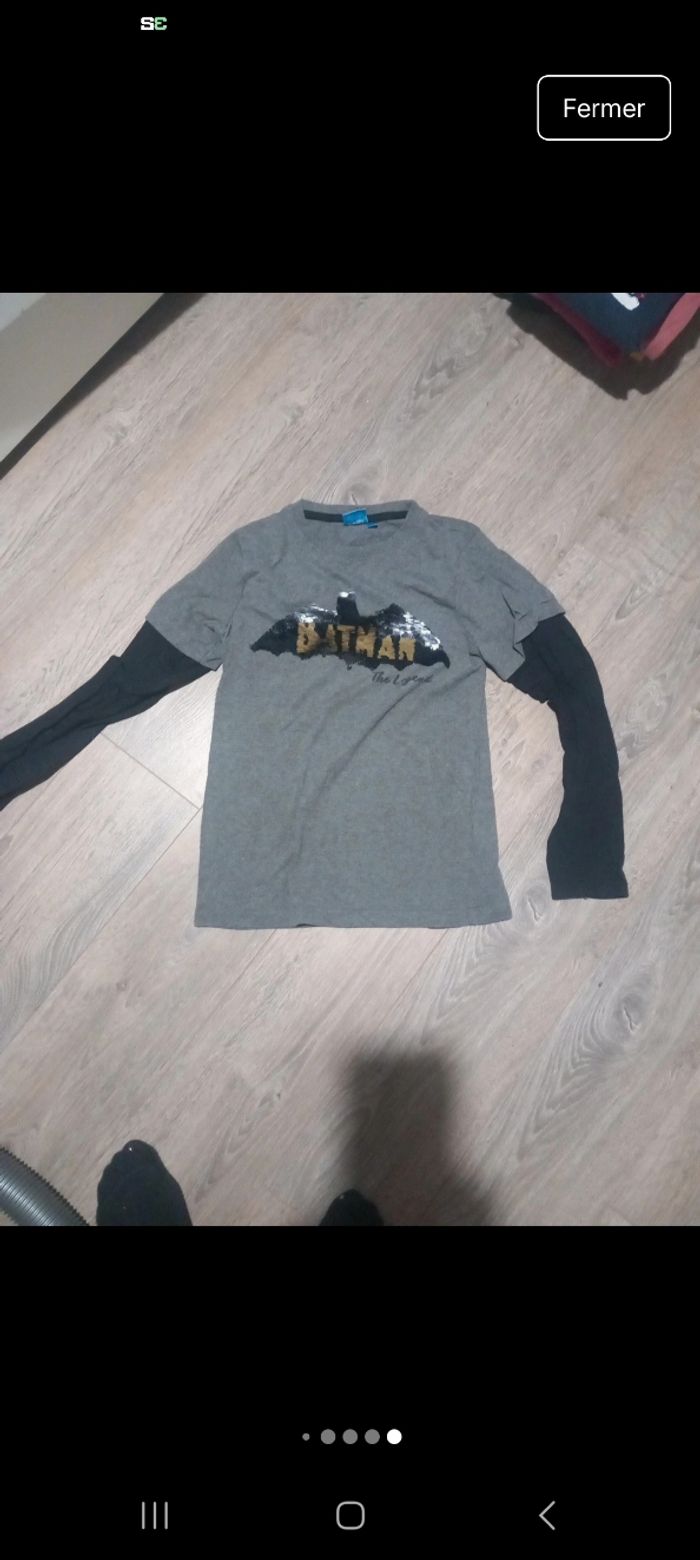 Lot 11 t-shirt manches longues garçon 12 ans - photo numéro 8