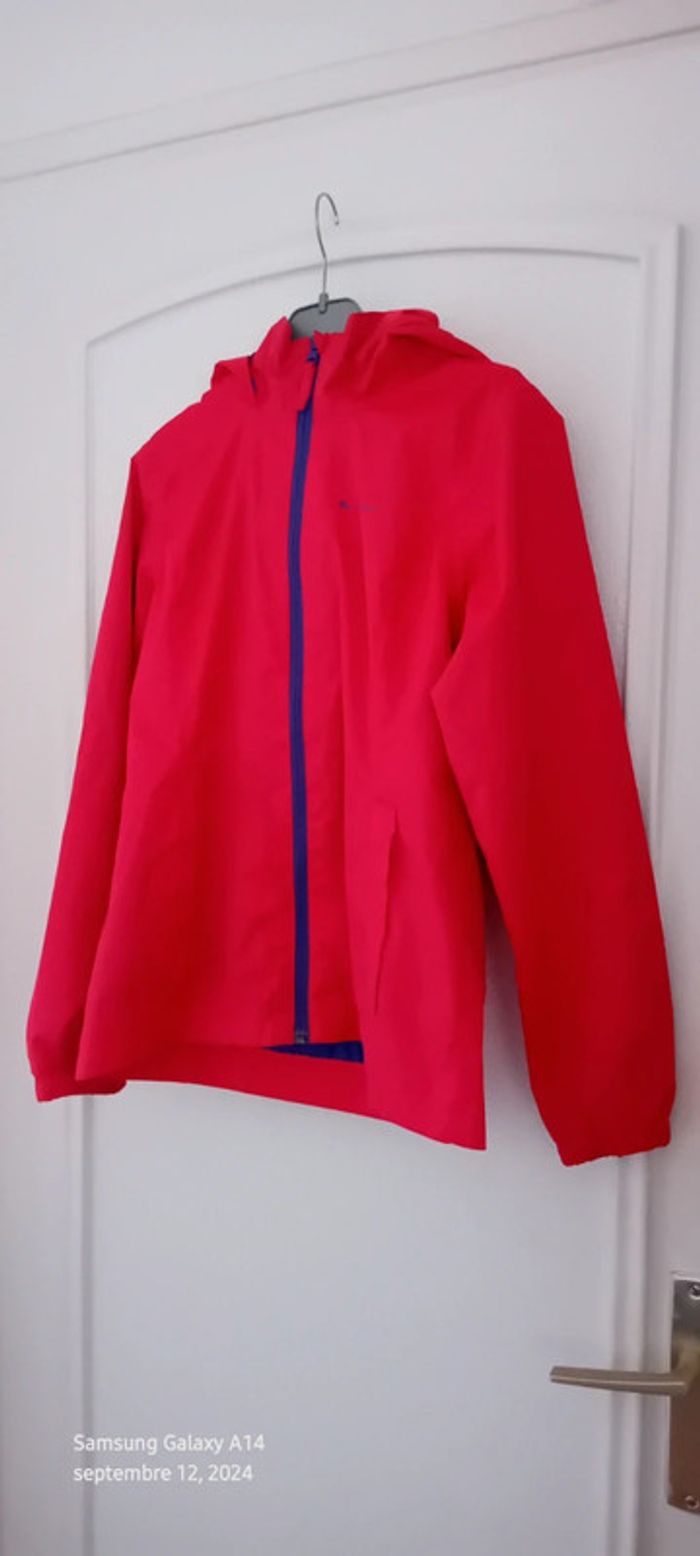Coupe vent quechua fuschia fille 12 ans décathlon - photo numéro 3