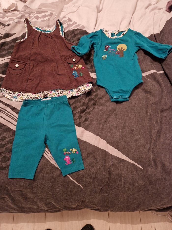 Lot vêtements bébé fille 3 mois 15 pièces - photo numéro 4