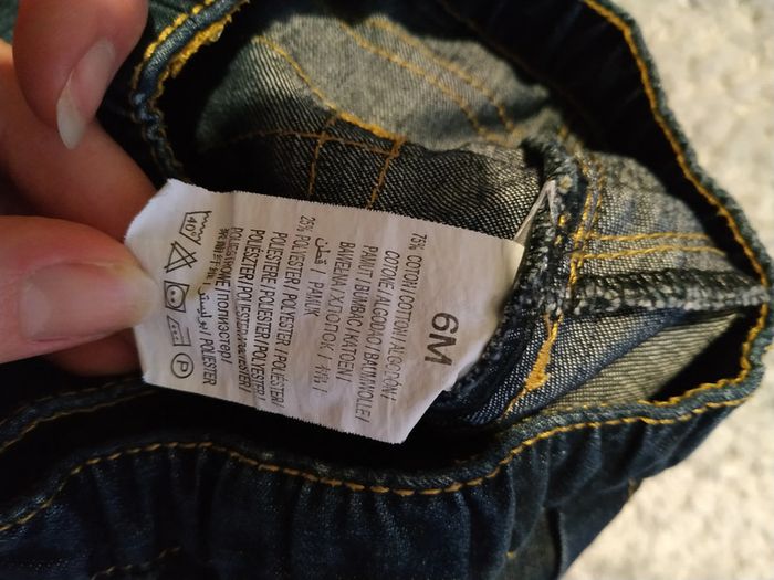 Pantalon jean 6 mois - photo numéro 2
