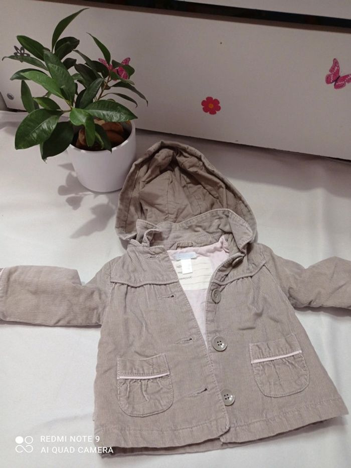 Petit manteau velours