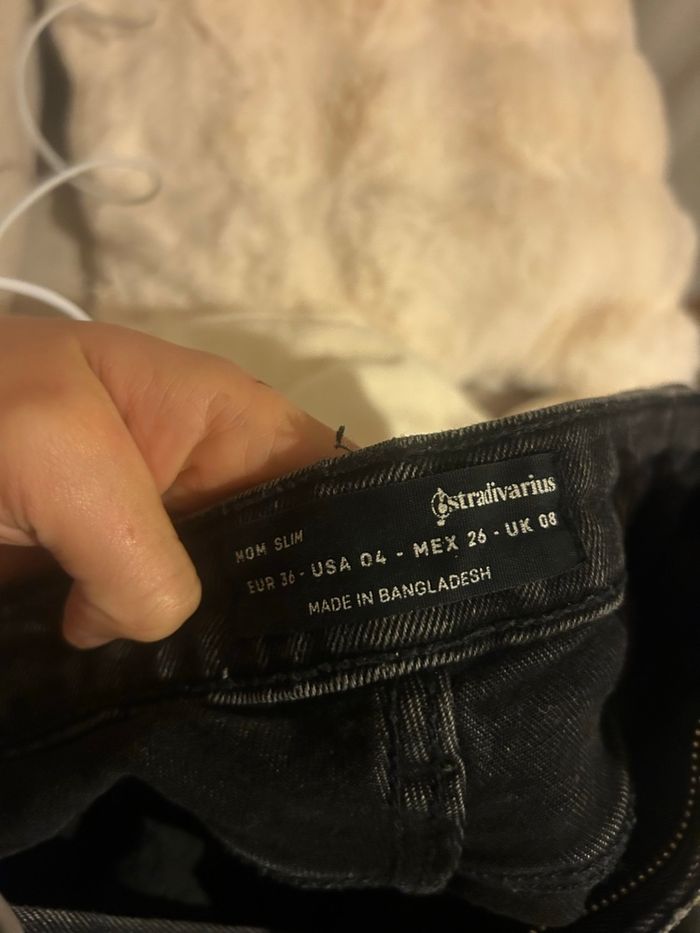 Jean stradivarius mom slim taille  36 - photo numéro 4