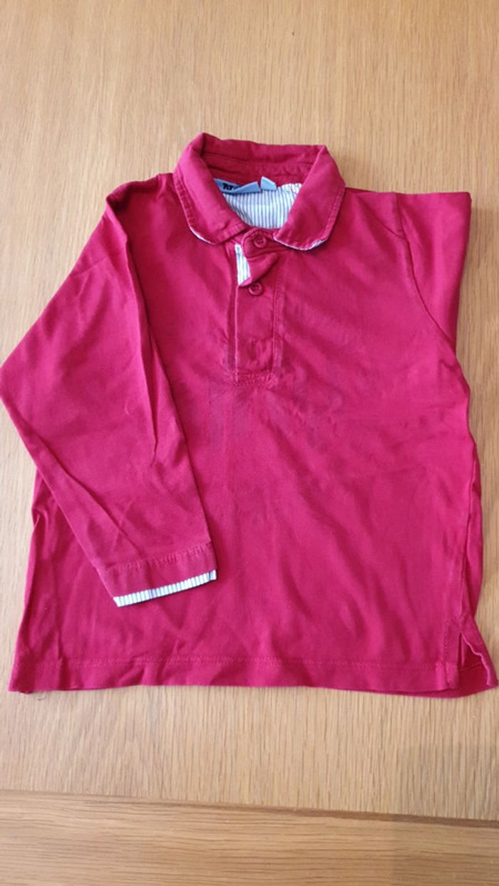 Polo longues manches