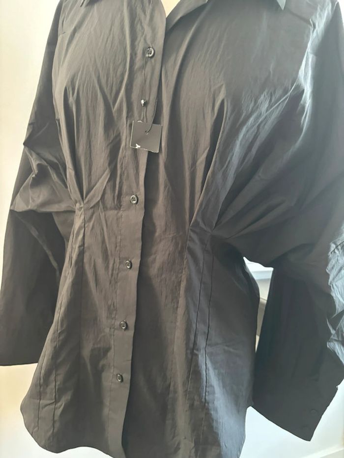 Chemise noire Sisley neuve L - photo numéro 7