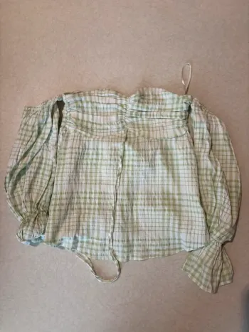 Haut shein vert bustier