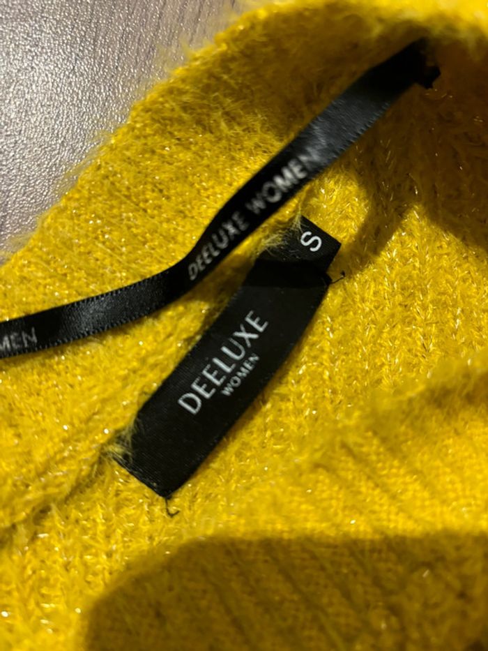 Pull jaune deeluxe taille S - photo numéro 2