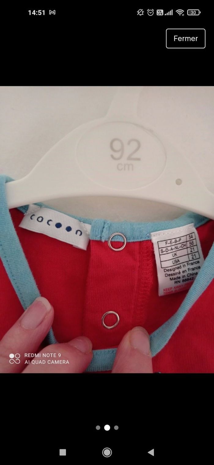 Barboteuse cocoon 1 mois - photo numéro 3