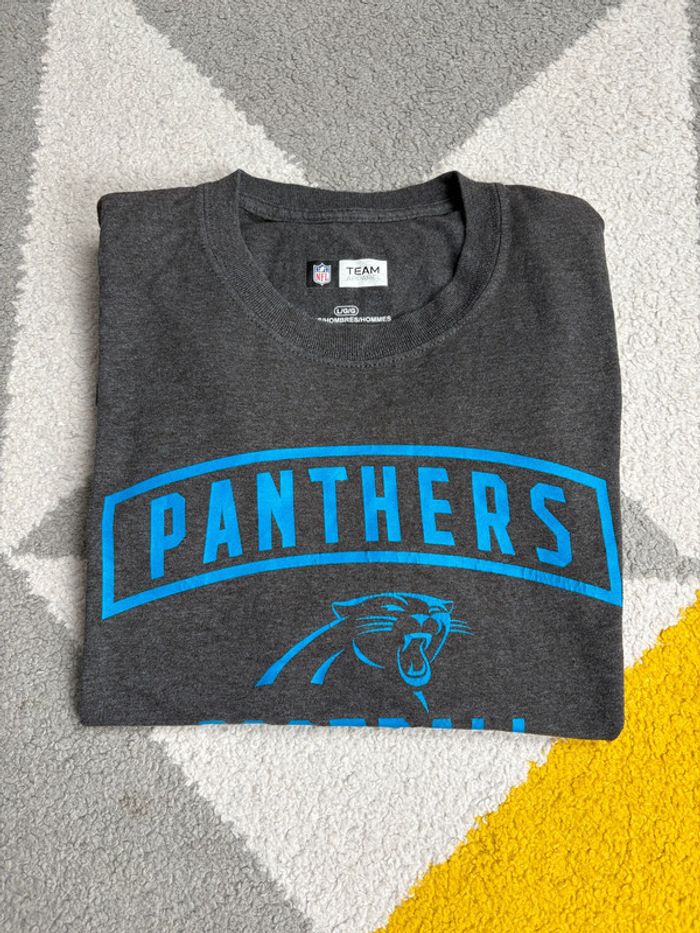 Tee-shirt US NFL Panthers | Gris | Taille L