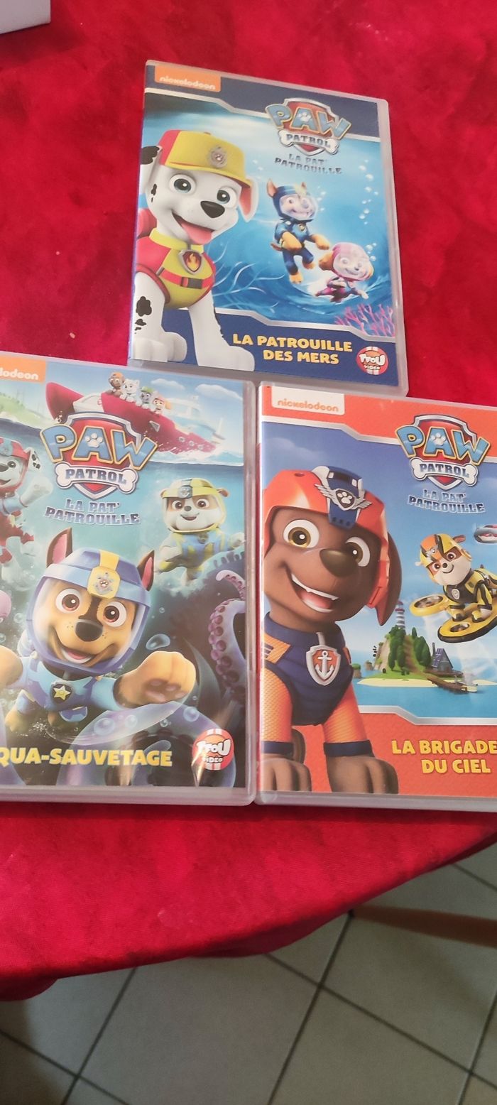 Lots 3 DVD pat patrouille