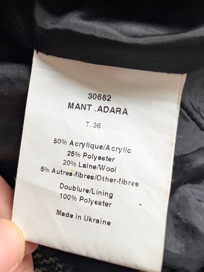 Manteau long ceinturé col châle – Sépia Collection T.36 - photo numéro 8