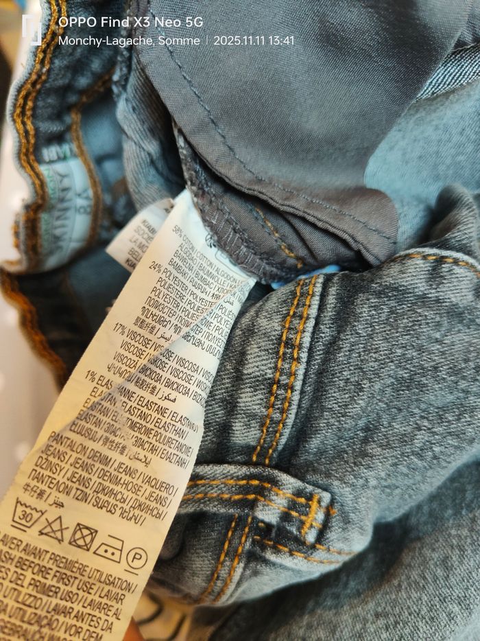 Jean skinny 8ans-126-131cm  Kiabi Réduction jusqu'à -70% - photo numéro 4