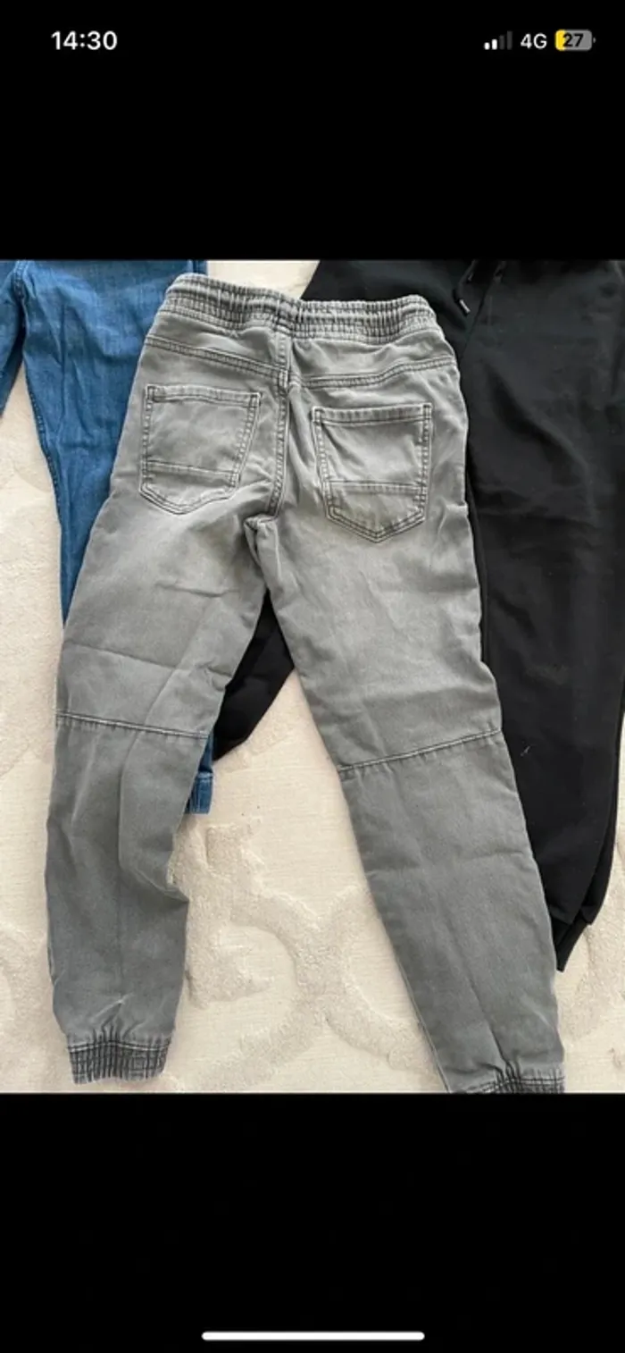Lot de 8 pantalon 9 10 ans en très bon état - photo numéro 5