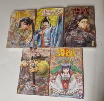 manga the elusive samurai – tomes 1 à 5 – Édition Kana