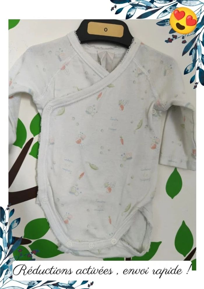 Body manches longues 1 mois - photo numéro 2