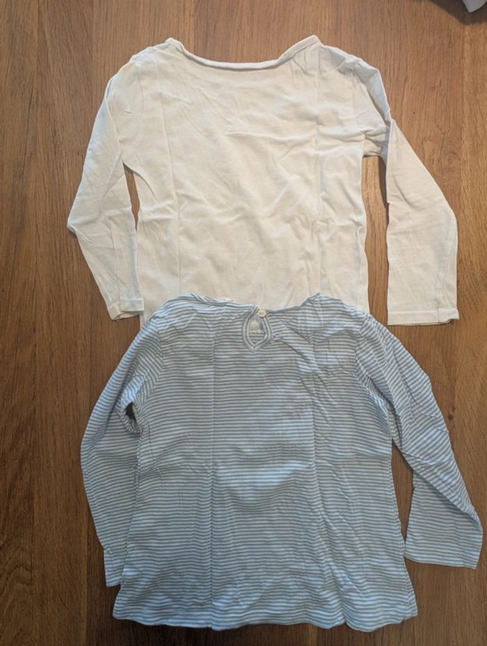 Lot 2 tee-shirt manches longues 3 ans fille - photo numéro 4