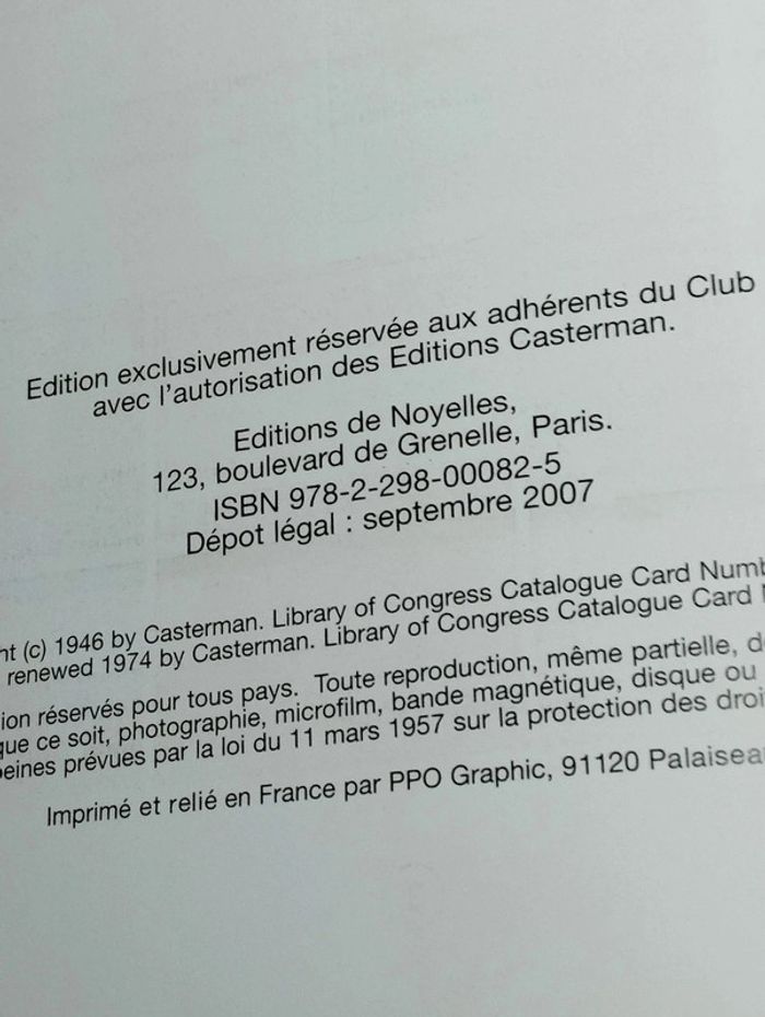 Les aventures de Tintin club France loisirs 2007 Casterman - photo numéro 11