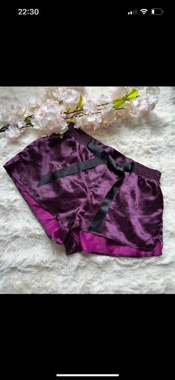 Short de pyjama violet