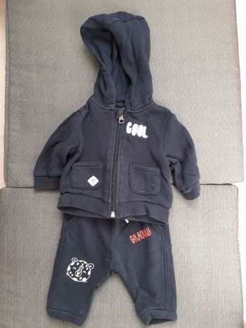 Ensemble jogging molletonné, 3mois