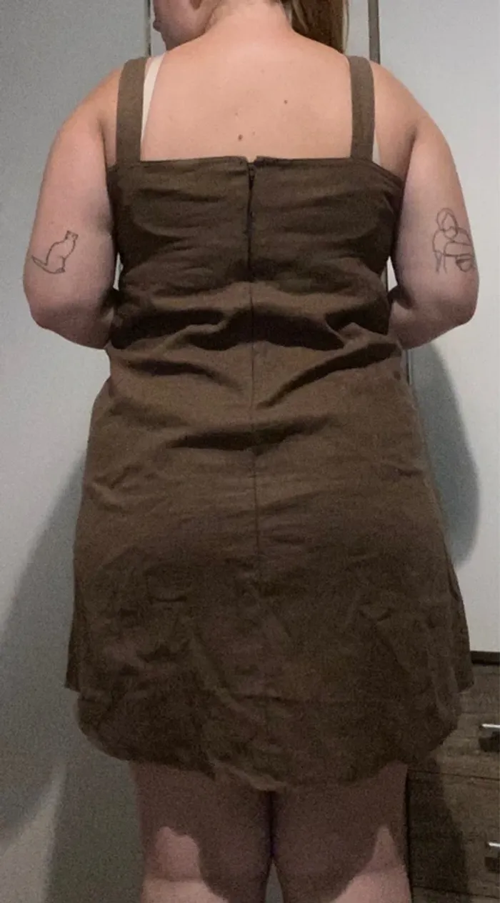Robe d’été marron - photo numéro 2