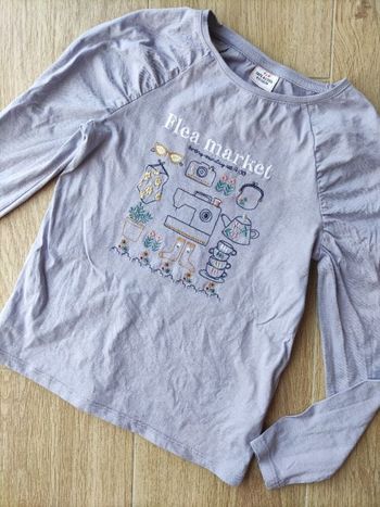 T-shirt lila imprimé Flea Market Tape à l'oeil 8 ans