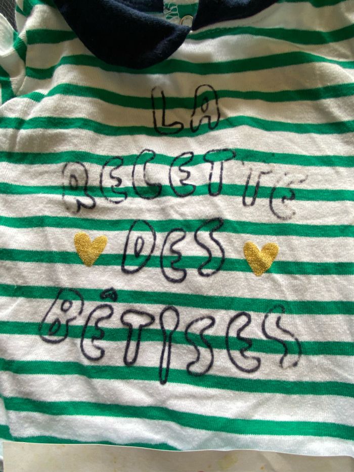 T-shirt vert manche longue gemo - photo numéro 3