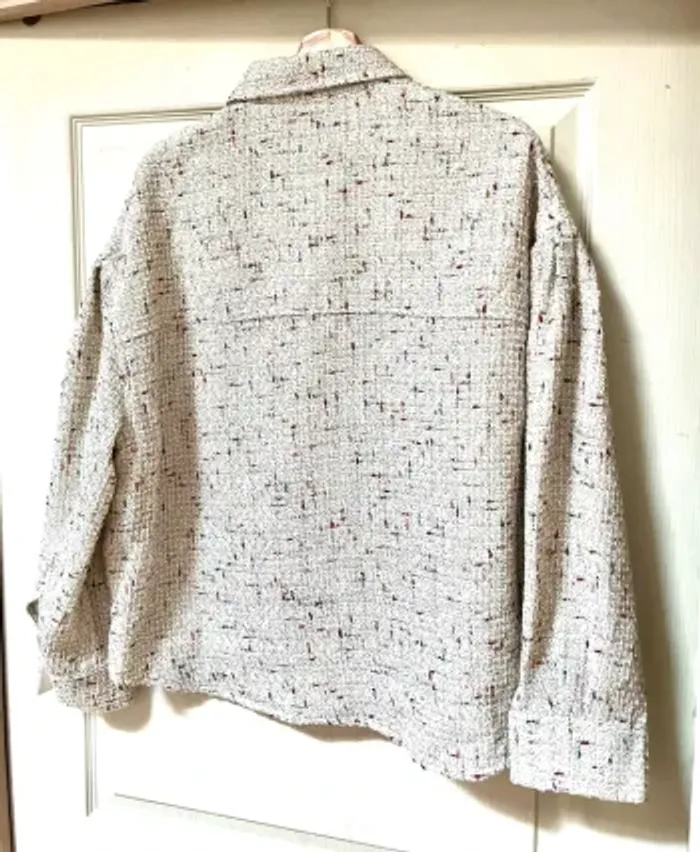 Veste chemise aspect tweed - neuve jamais portée - photo numéro 12