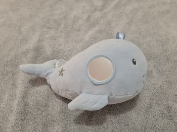 Hochet peluche baleine bleue - Naissance