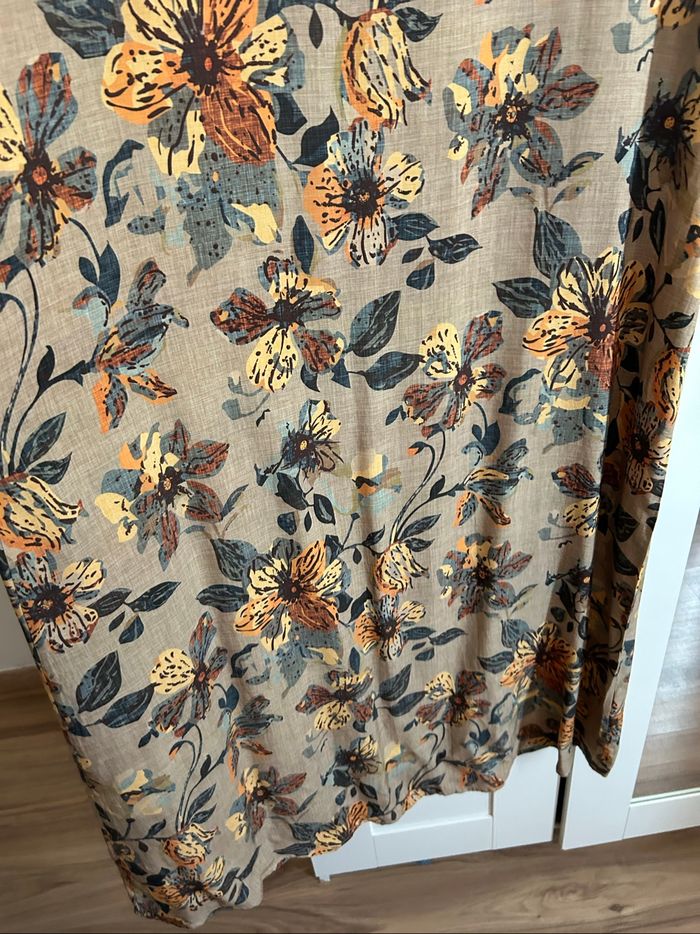 Robe longue marron à motifs Neuve Shein Taille XL - photo numéro 2