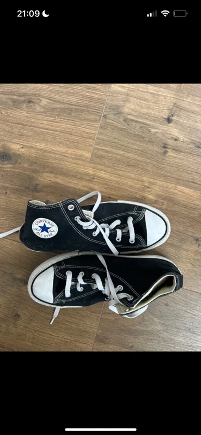 Converses hautes noir