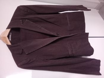 Ensemble veste et pantalon marron 38