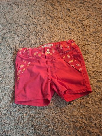 Short fille rose fuchsia taille 8 ans complices