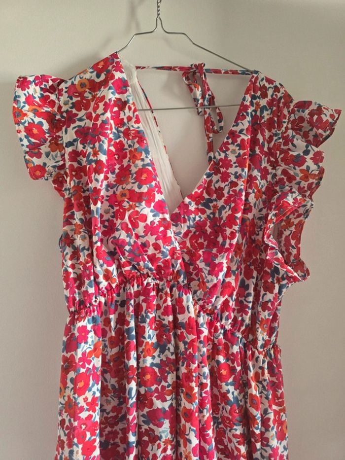Magnifique robe fleurie femme 46 - photo numéro 2
