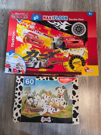 Lot puzzles 60 pièces