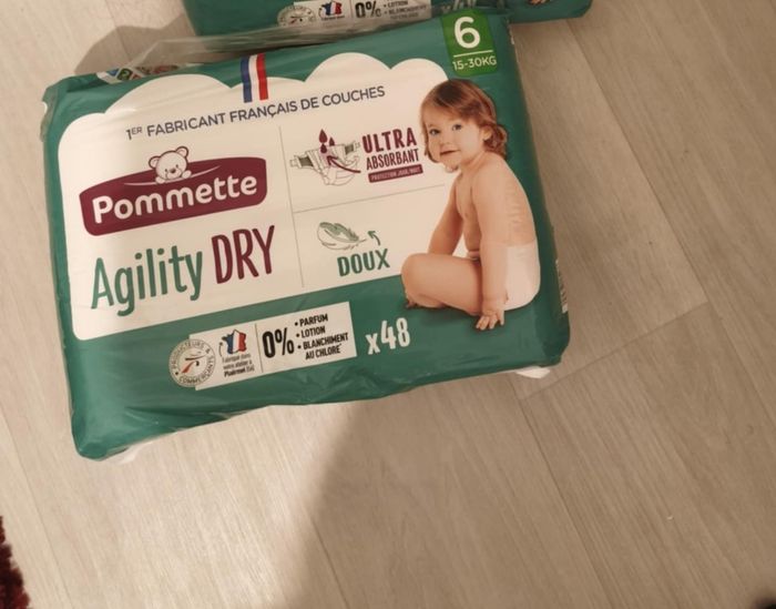 Lot 2 paquets de couche taille 6 pommette - photo numéro 2