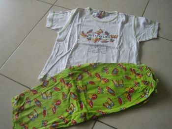 lot de 3 pyjamas en coton 3 ans fille