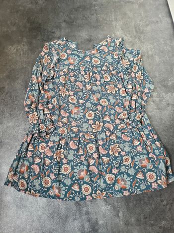 Robe fluide manches longues fille 5 ans vertbaudet très bon état