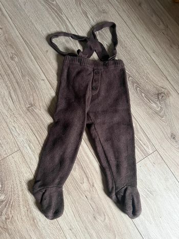 Legging à bretelles avec pieds 18 mois