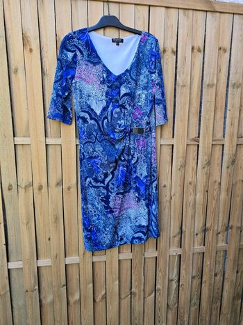 Robe chic drapée 🍒Charlott'🍒portée 1 fois Taille 38/40