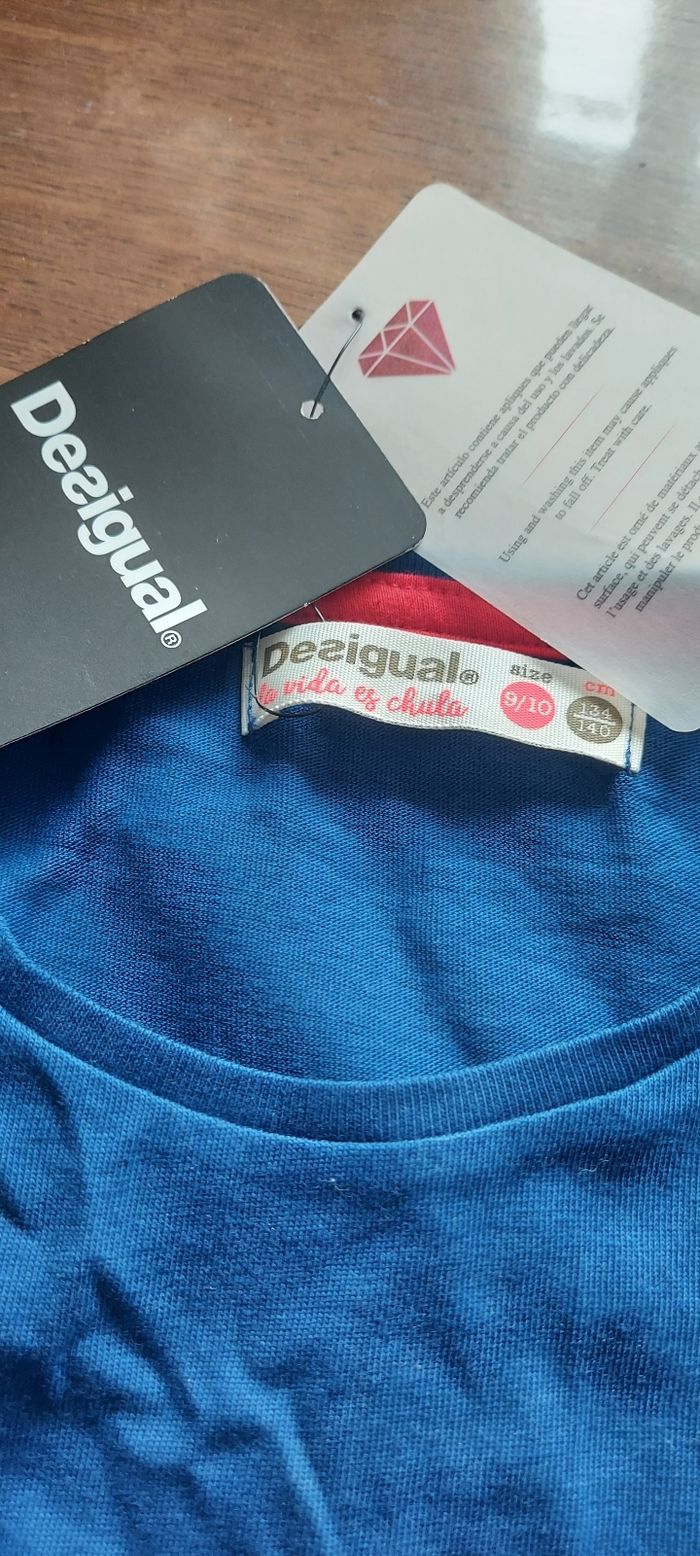 T shirt desigual 9 /10ans - photo numéro 5