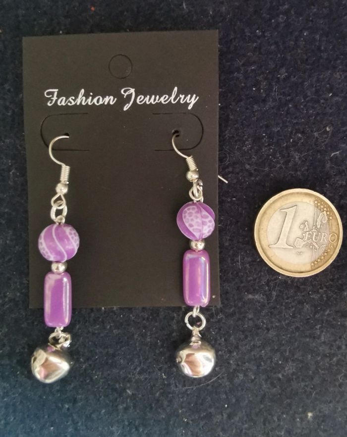 Boucles d'oreilles fantaisie - photo numéro 2