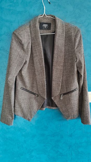 Veste blazer pied de poule le temps des cerises
