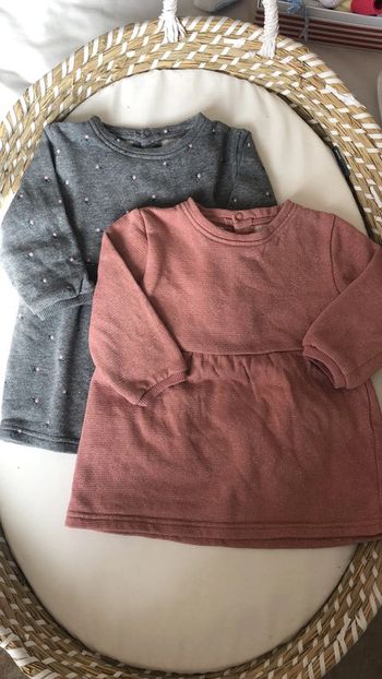 Lot de 2 Robes Kiabi 12 mois