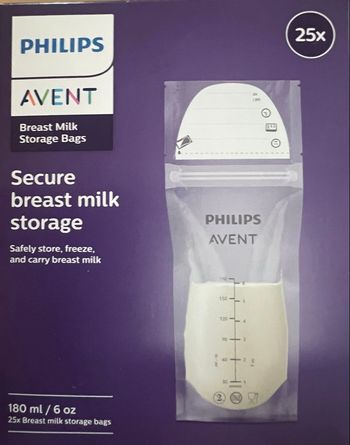 Boîte sachets de conservation lait maternel Philips Avent Secure