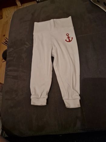 Pantalon blanc ancre