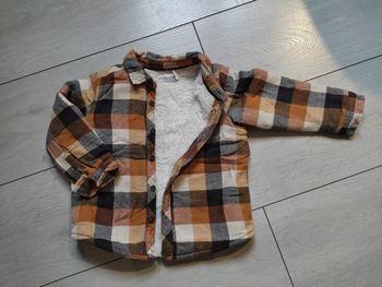 Gilet moumoute très chaud style chemise bucheron