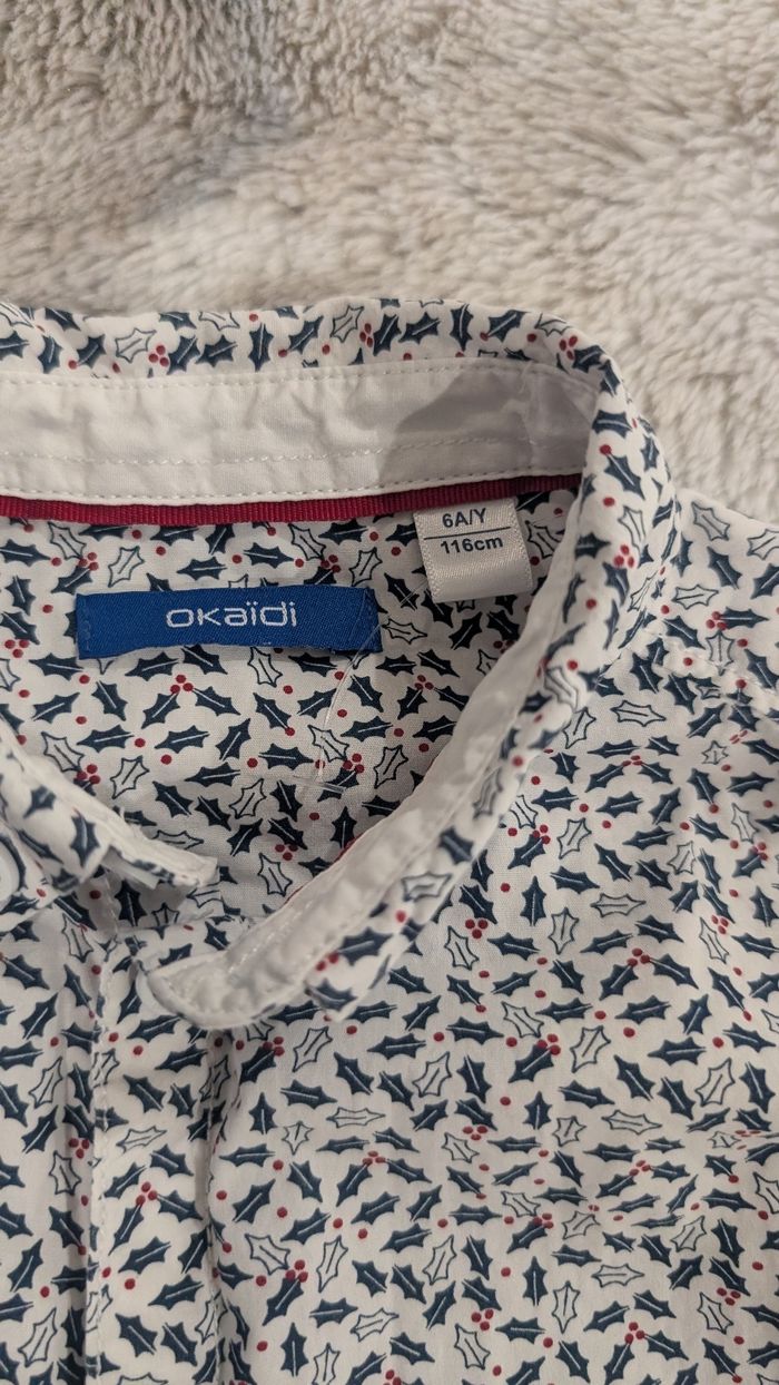 Chemise Okaïdi taille 6 ans - photo numéro 4
