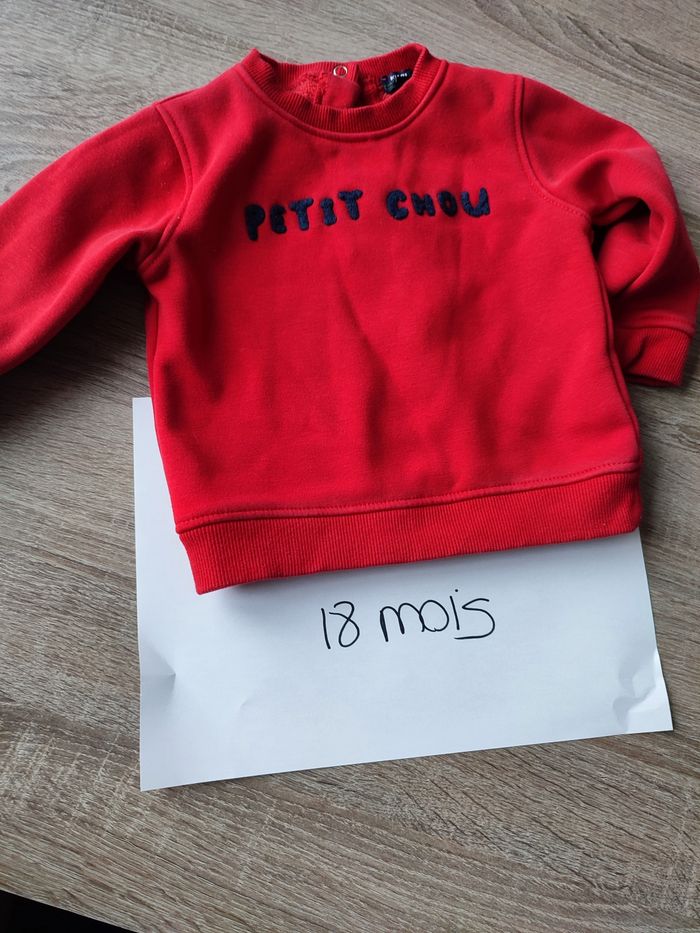 Pull sweat Kiabi petit chou