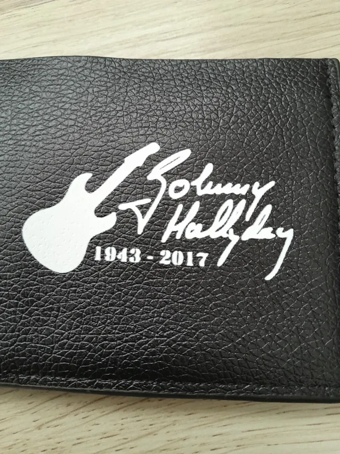 Portefeuille, couleur noir, Johnny Hallyday - photo numéro 2